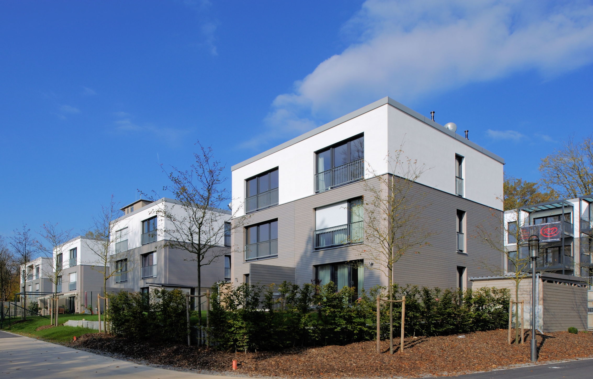 Moderner holzfertigbau moderne reihenhäuser